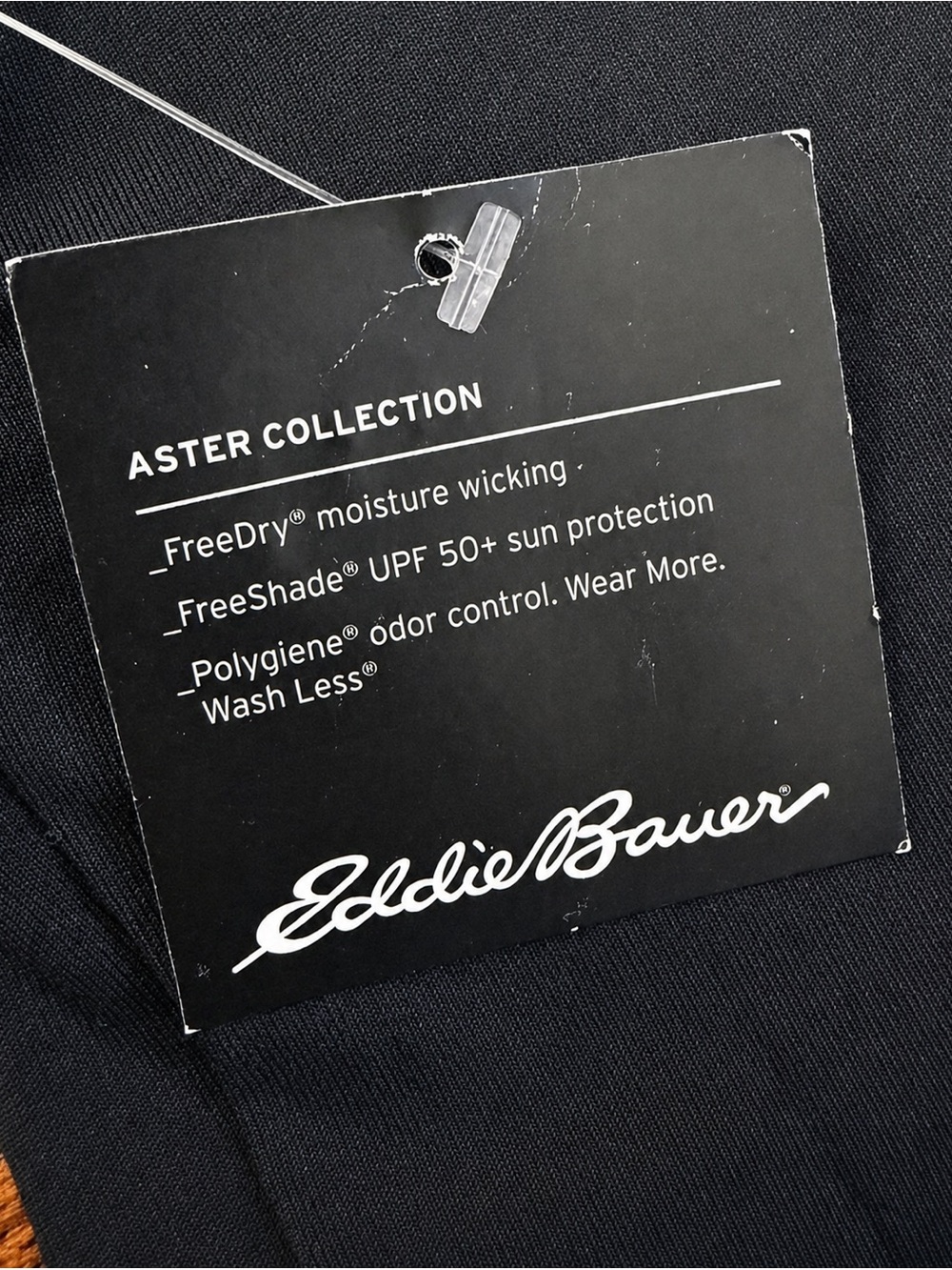 Eddie Bauer Aster Black Sleeveless Active Dress Empire Waist Size S NWT - Picture 14 of 16